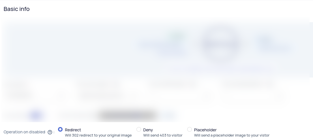Proxy settings showing Operation on Disabled